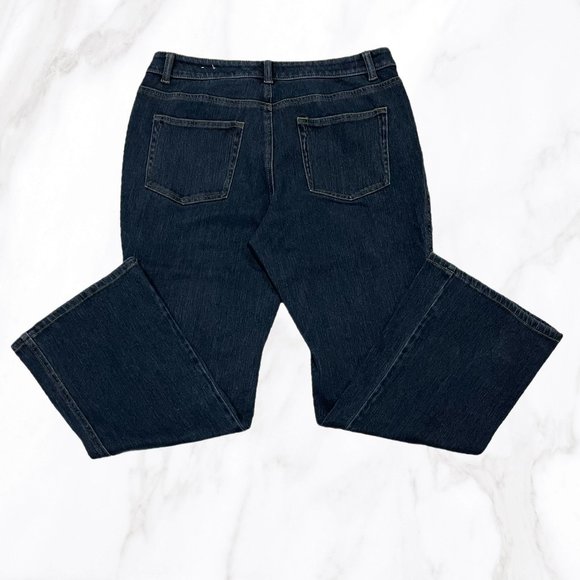 Coldwater‎ Creek Women's Dark Wash Natural Fit Bootcut Jeans, Size 12P - Picture 3 of 6